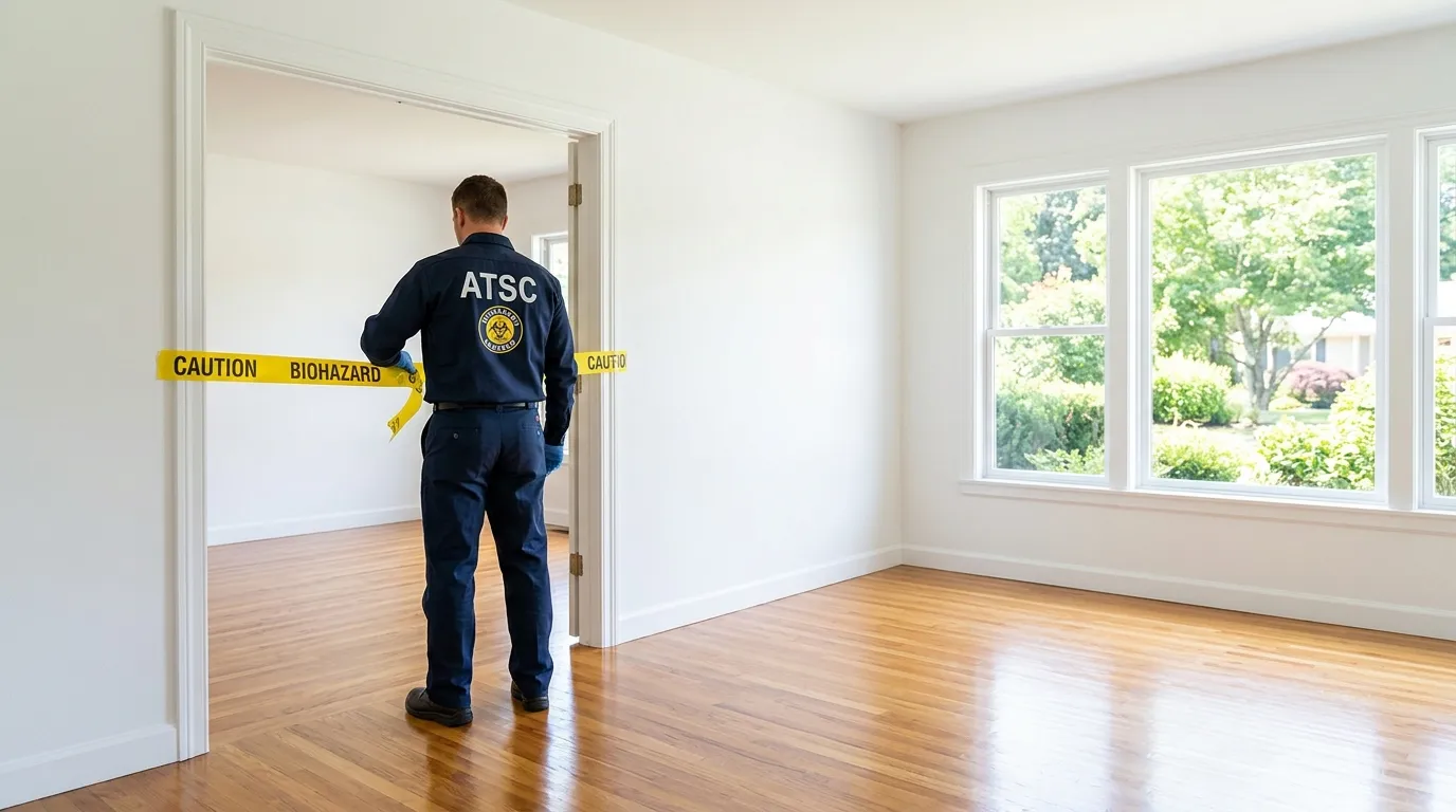 Certified biohazard cleanup crew performing Crime Scene Cleanup in Balch Springs